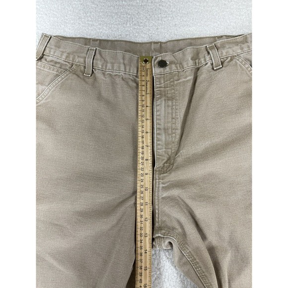 Carhartt B11 CML‎ Dungaree Fit Men's Size 40 Brown Work Wear Heavy Duty Pants - Picture 6 of 8